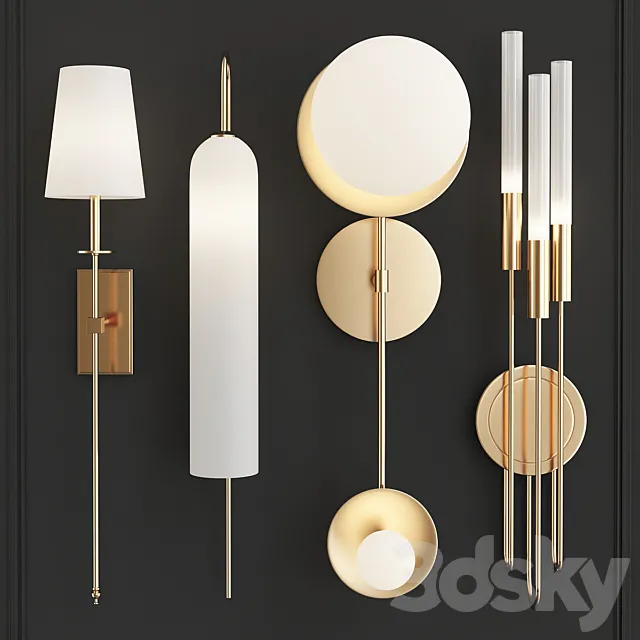 Wall Sconce Collections 3ds Max