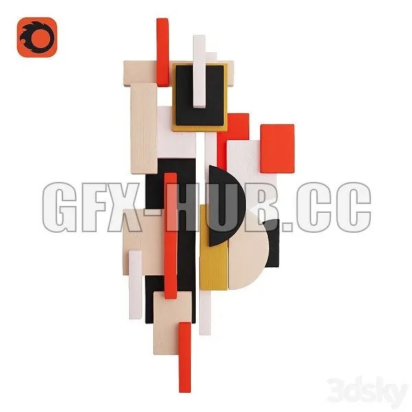 Wall Sculpture 2 3dsMax Model