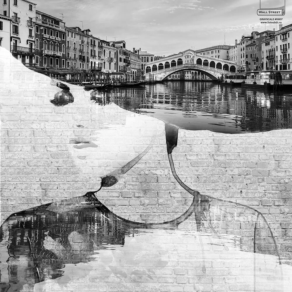 Wall Street – Grayscale Wallpaper 3ds Max