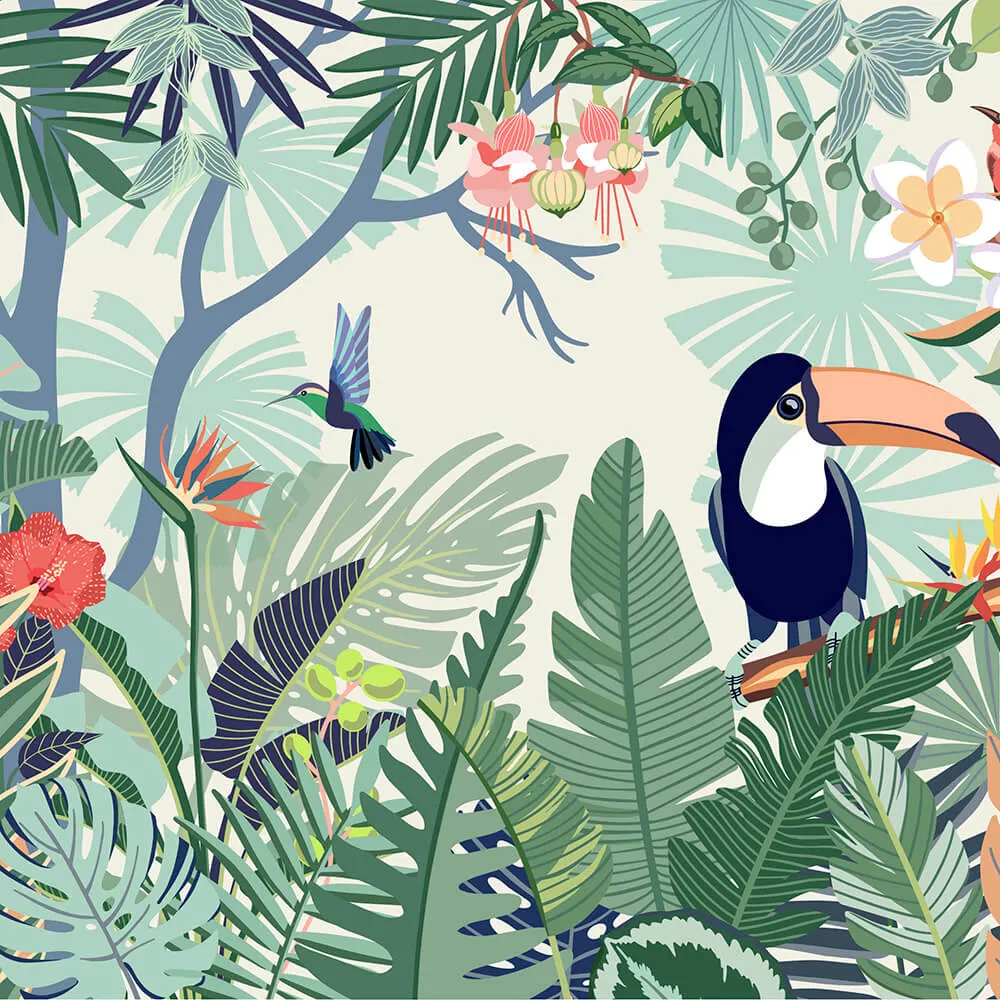 Wall Street – Wallpaper Trip to the tropics 3ds Max