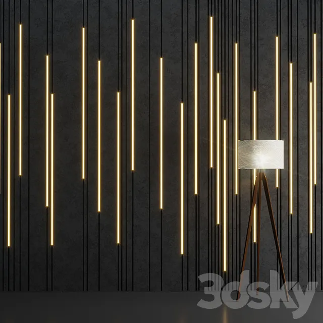 Wall Stripes 2 3DSMax File