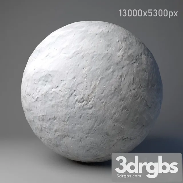 Wall Texture With White Aged Plaster. Pbr - 3ds Max Files