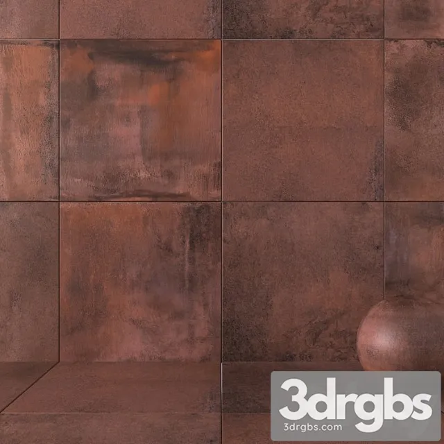 Wall tiles 351 corten 3dsmax Download