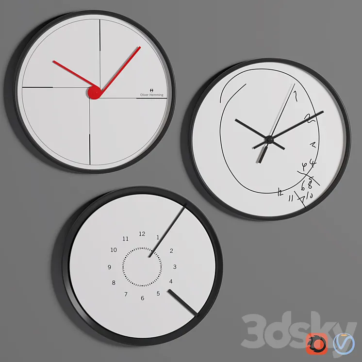 WallClock Collection 3DS Max