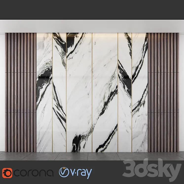 wallpanel 3DS Max