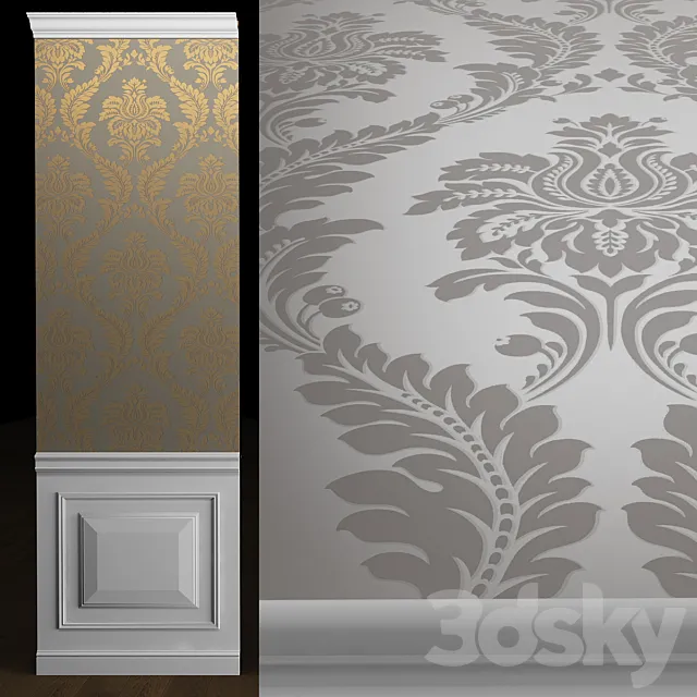 Wallpaper Persian chic Grandeco 3ds Max