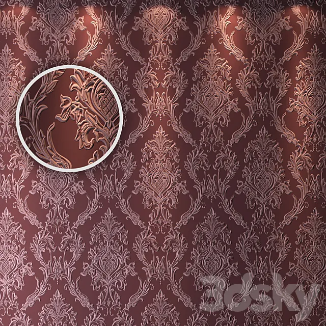 Wallpaper WALLCRUSTA 181 3ds Max