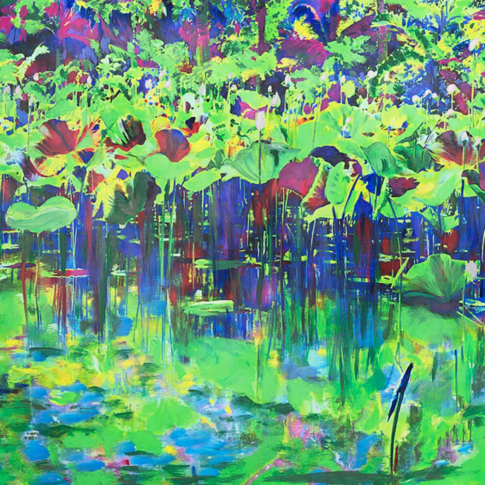 WallPepper – Wallpaper Green Pond 3ds Max