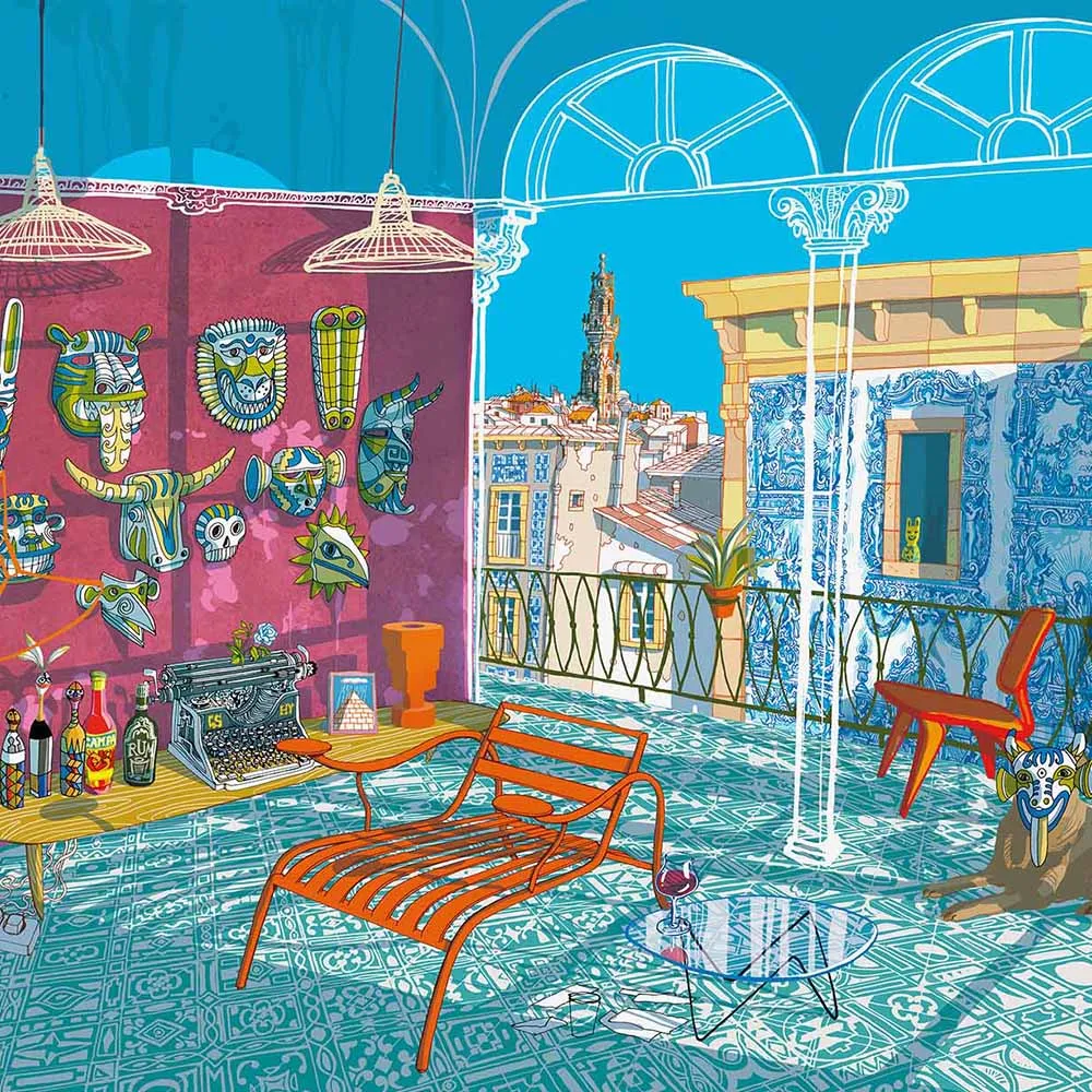 WallPepper – Wallpaper Skyinaroom Porto 3ds Max