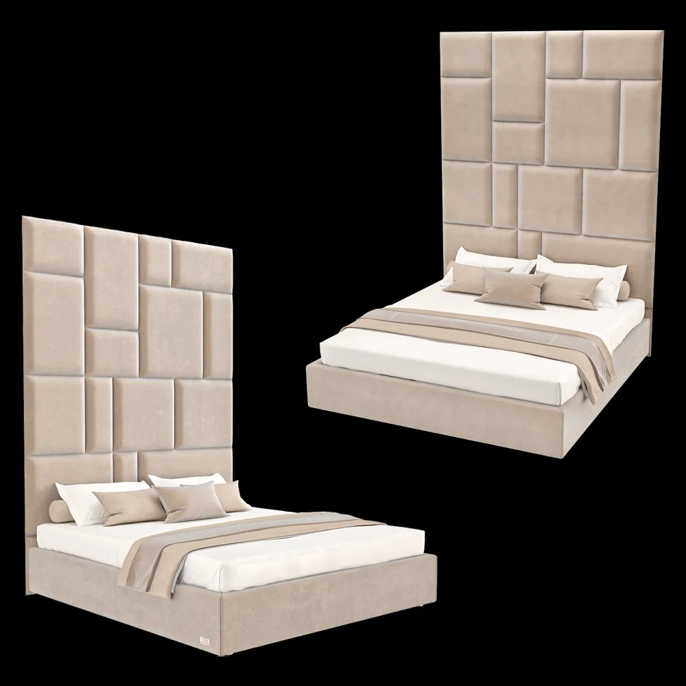Wall&Wall – Soft bed Alroco 3ds Max