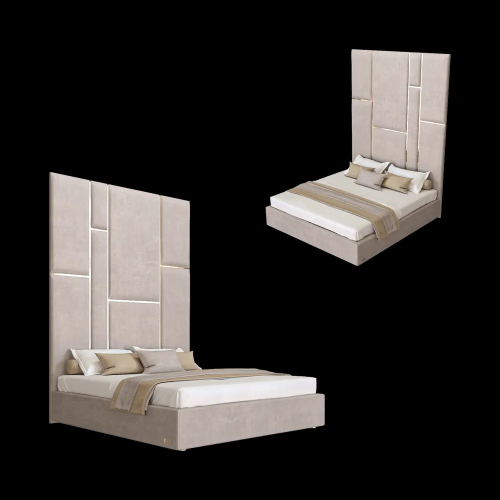 Wall&Wall – Soft bed Athebalt 3ds Max