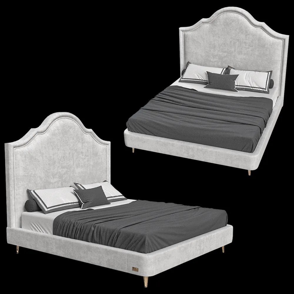 Wall&Wall – Soft bed Bella 3ds Max