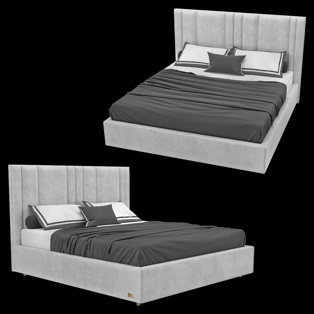 Wall&Wall – Soft bed Bonobo 3ds Max