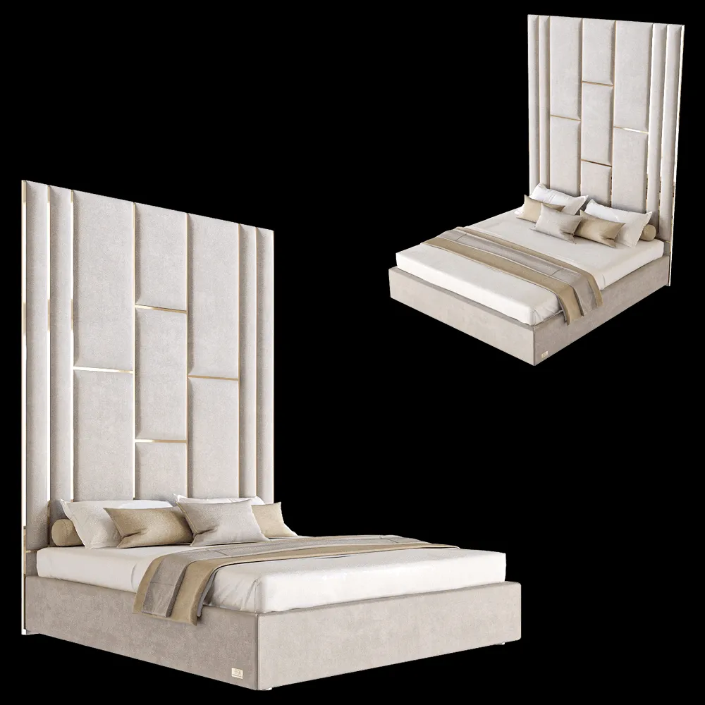 Wall&Wall – Soft bed Breeza 3ds Max