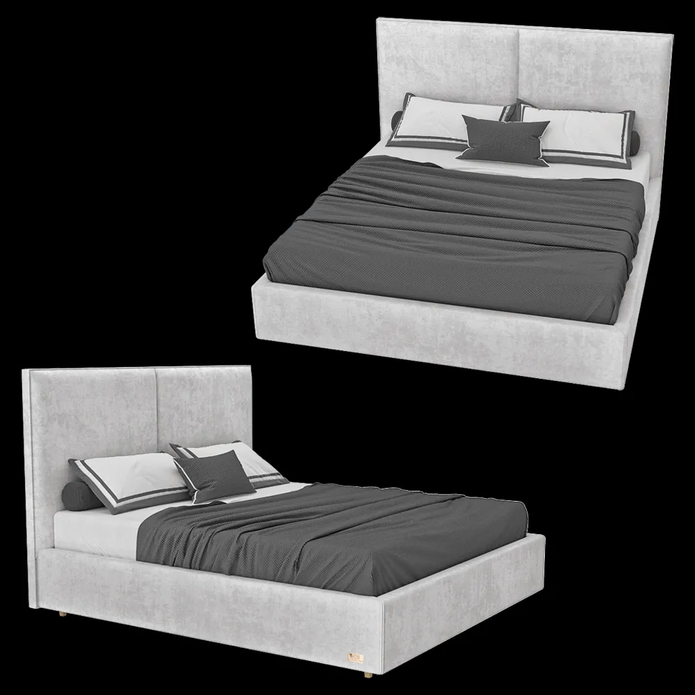Wall&Wall – Soft bed Cruele 3ds Max