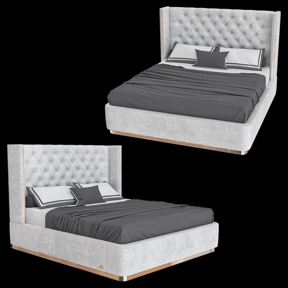 Wall&Wall – Soft bed Dolce 3ds Max