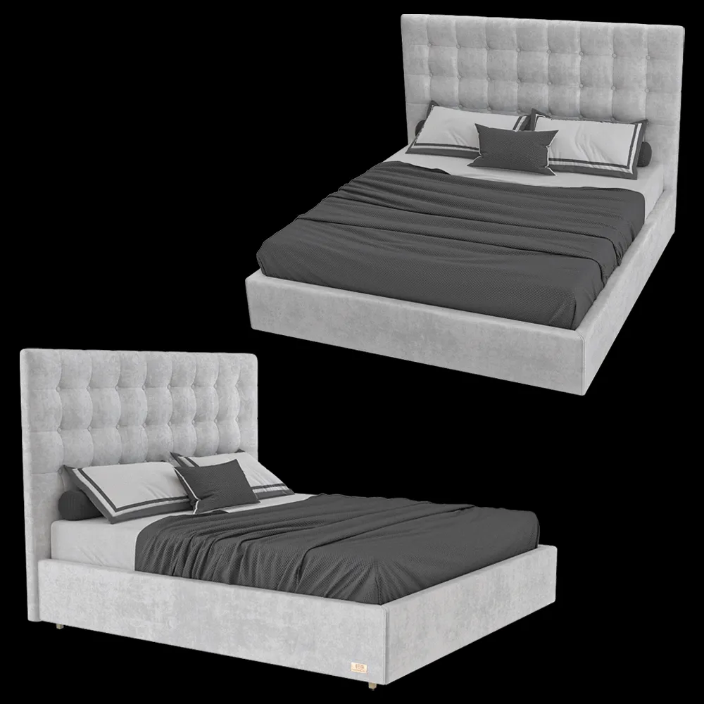 Wall&Wall – Soft bed Etude 3ds Max