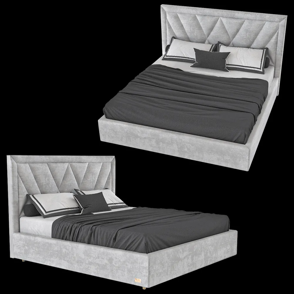 Wall&Wall – Soft bed Je Vous 3ds Max