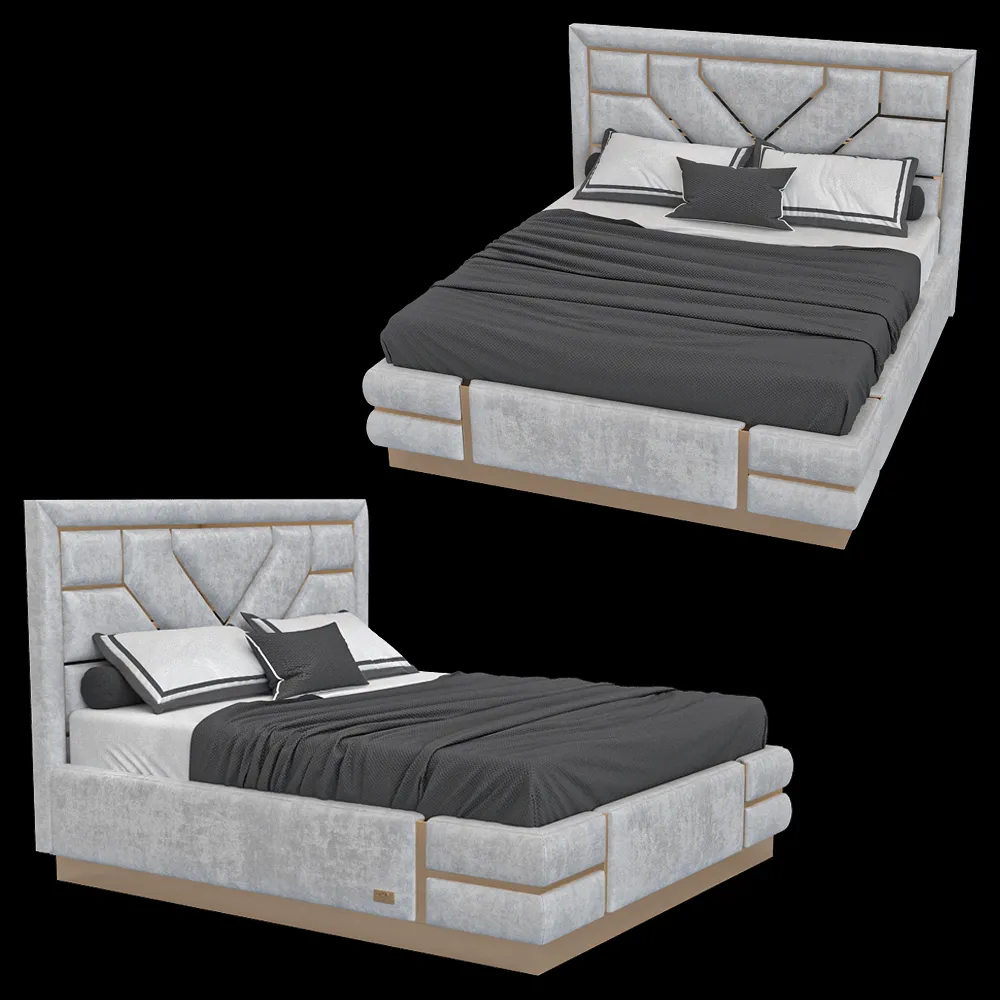 Wall&Wall – Soft bed Jolie 1 3ds Max