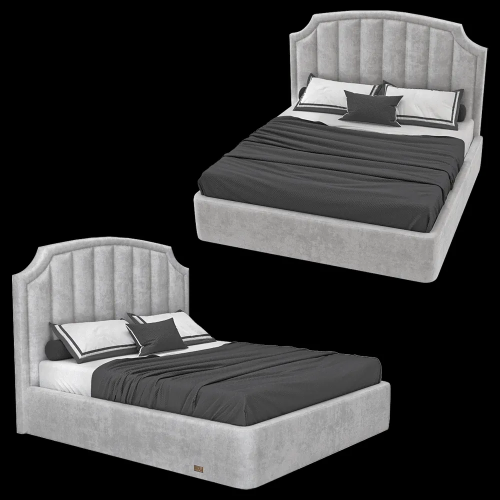 Wall&Wall – Soft bed Majestic 3ds Max