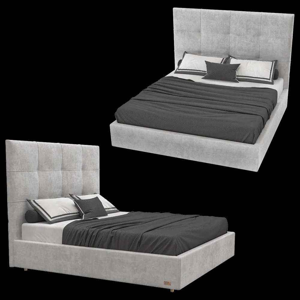 Wall&Wall – Soft bed Milagro 3ds Max