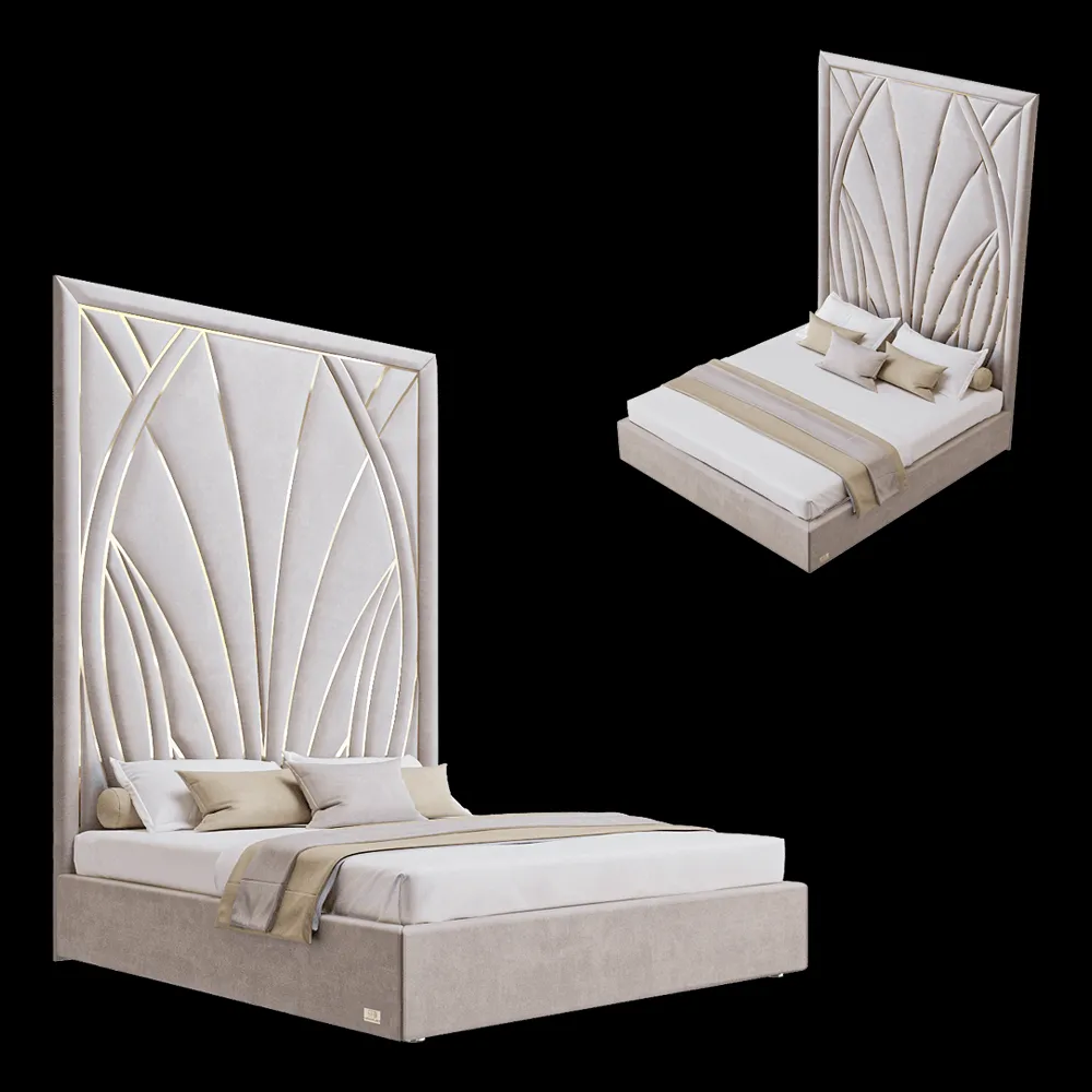 Wall&Wall – Soft bed New Look 3ds Max