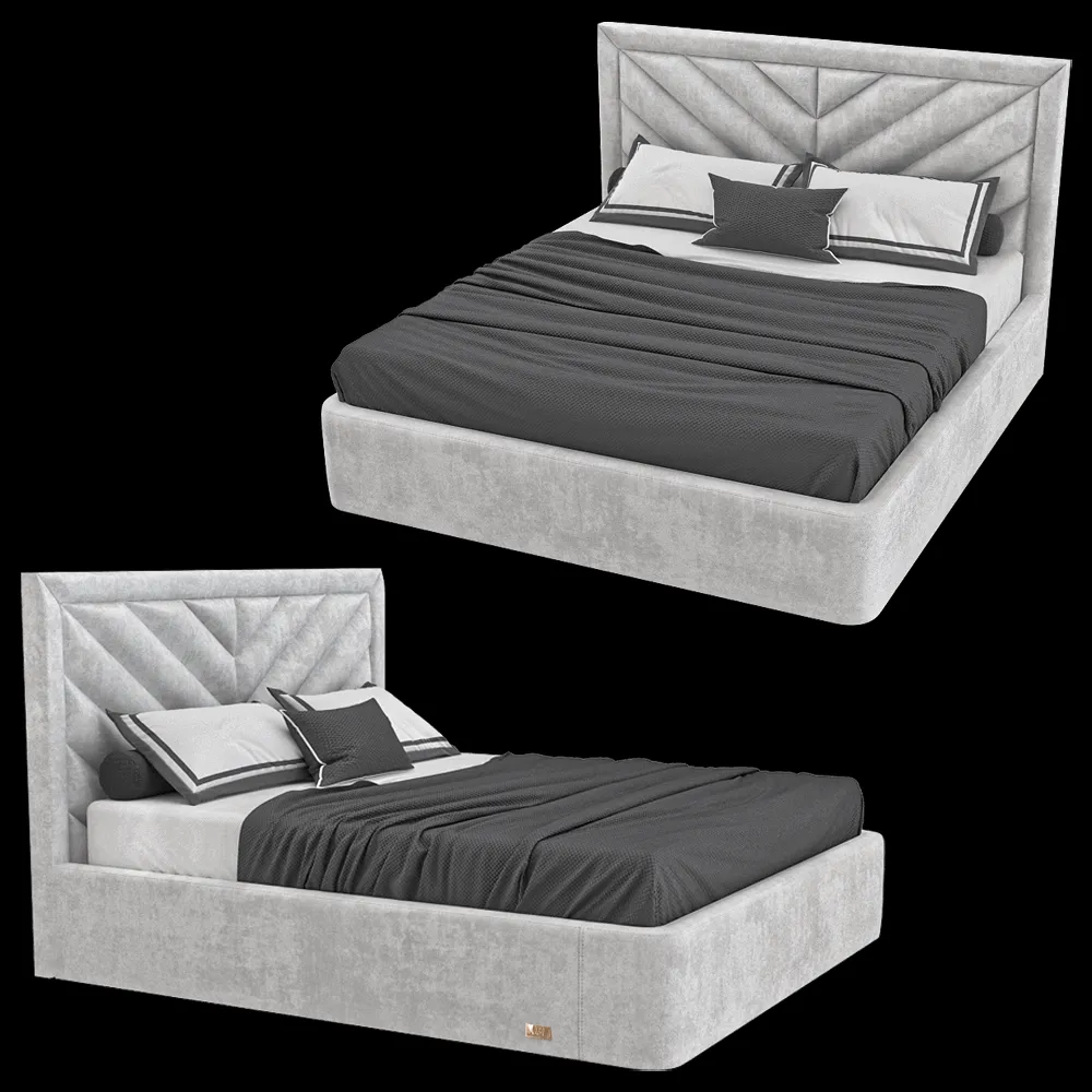 Wall&Wall – Soft bed Nouare 3ds Max