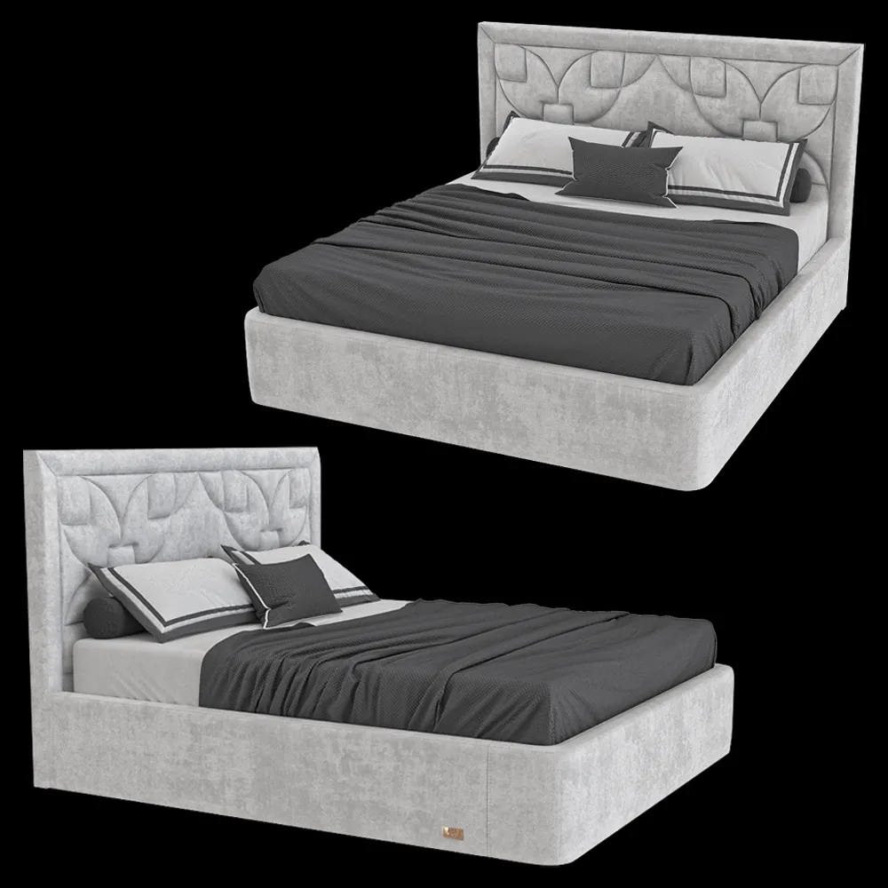 Wall&Wall – Soft bed Pastelle 3ds Max