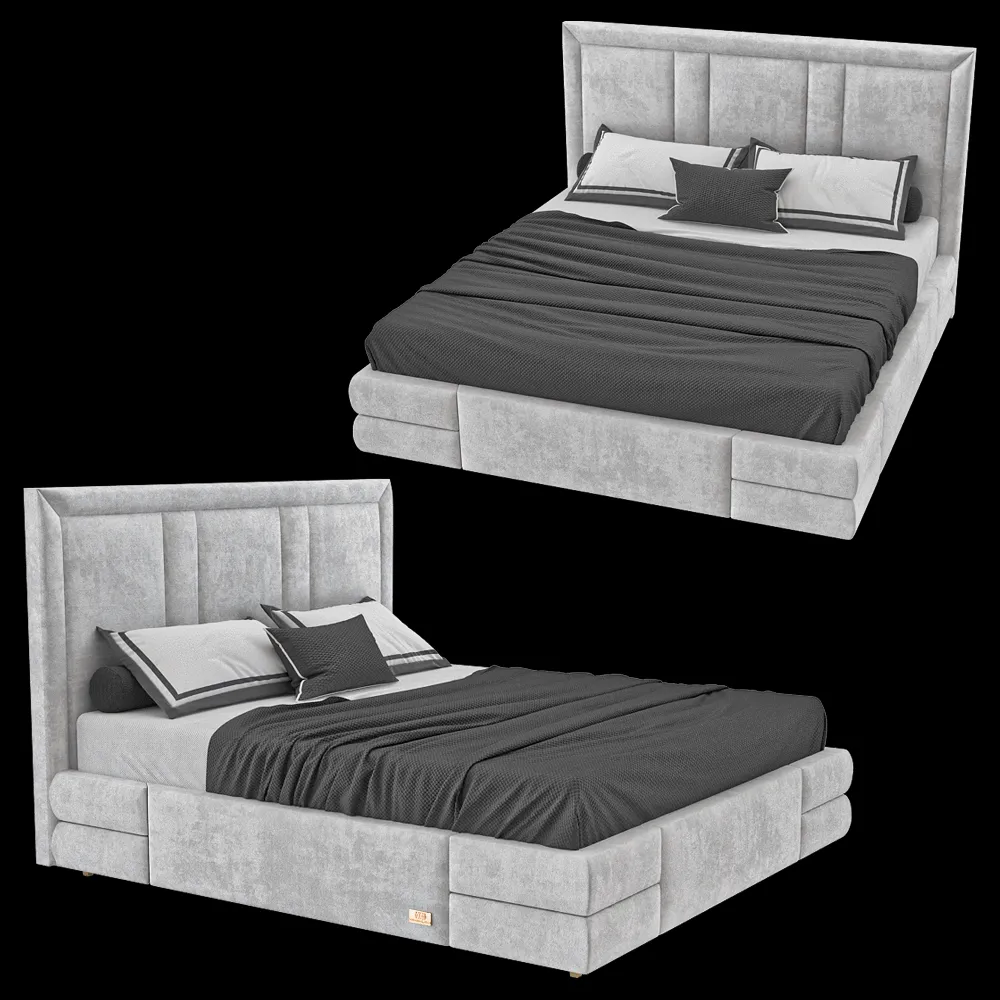 Wall&Wall – Soft bed Paulin 1 3ds Max