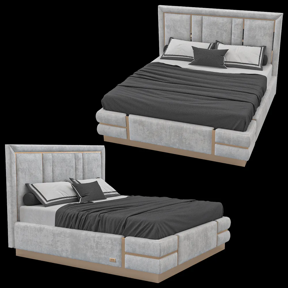 Wall&Wall – Soft bed Paulin 2 3ds Max