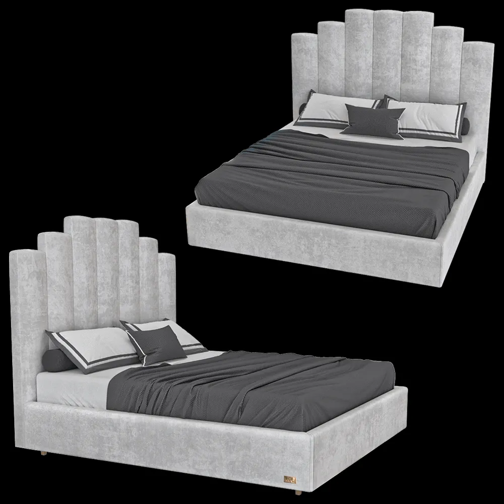 Wall&Wall – Soft bed Salva 3ds Max