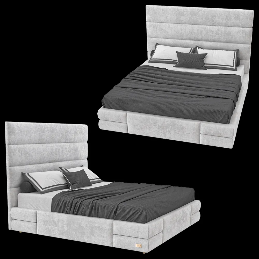 Wall&Wall – Soft bed Sangre 3ds Max