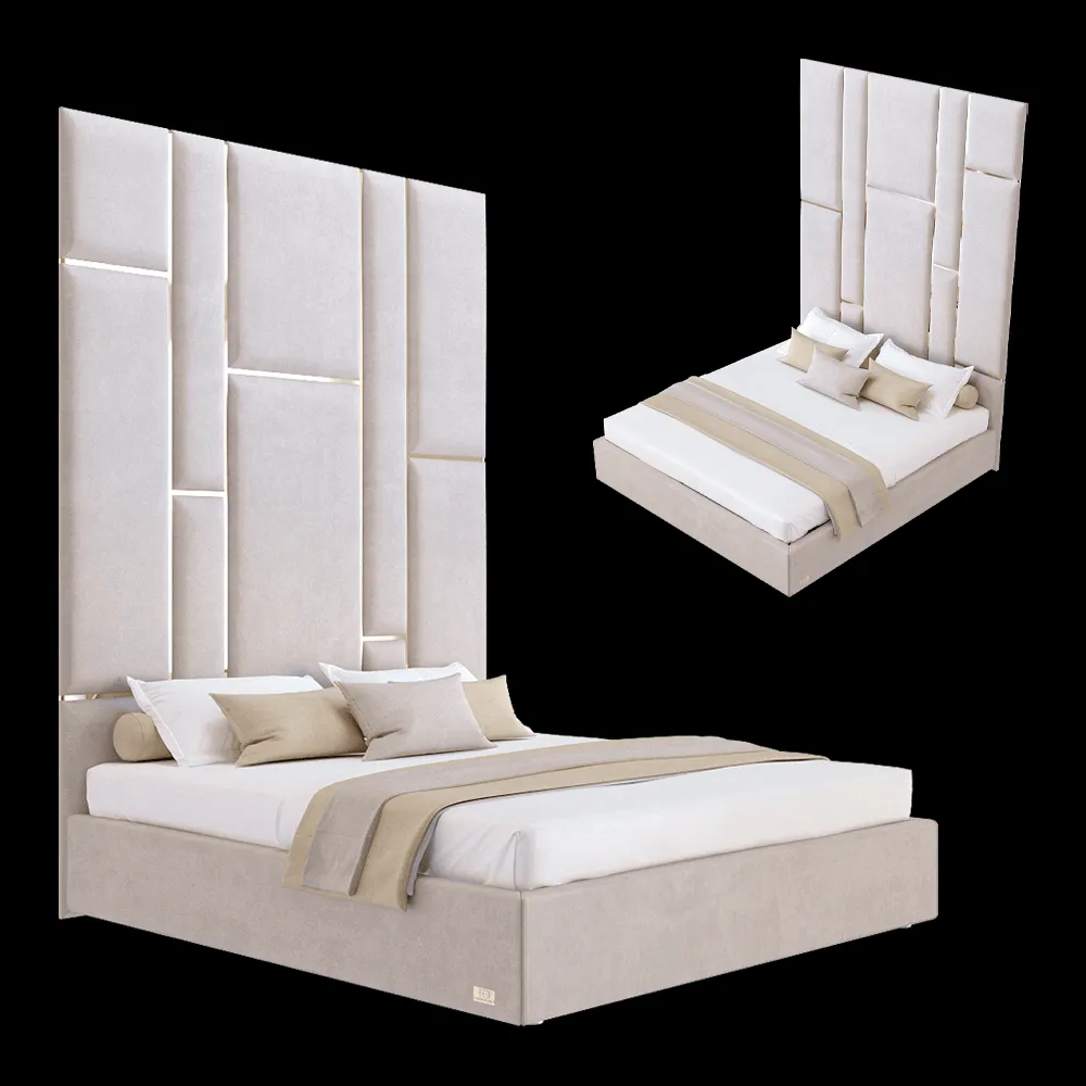 Wall&Wall – Soft bed Spring Rain 3ds Max