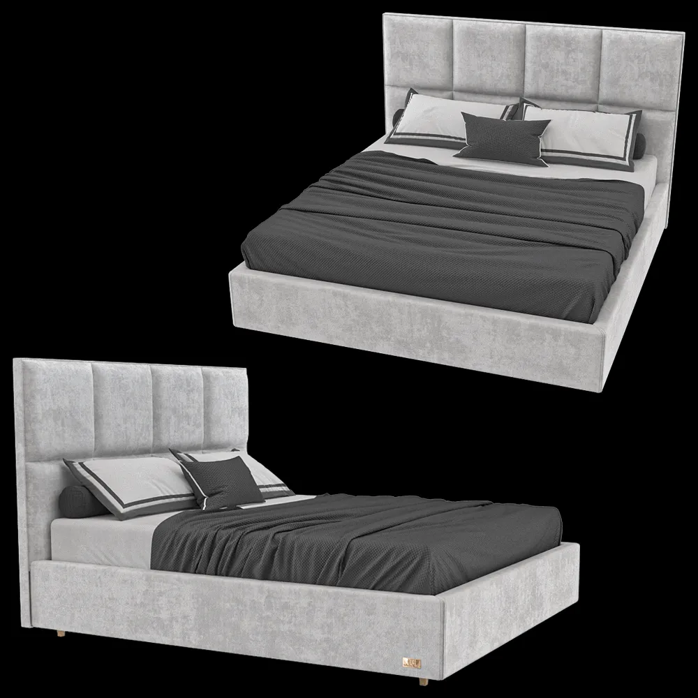 Wall&Wall – Soft bed Stilness 3ds Max