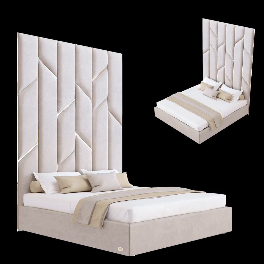 Wall&Wall – Soft bed Warm Ebrace 3ds Max