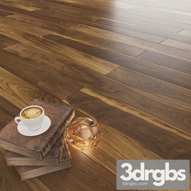 Walnut polish flooring 3dsmax Download