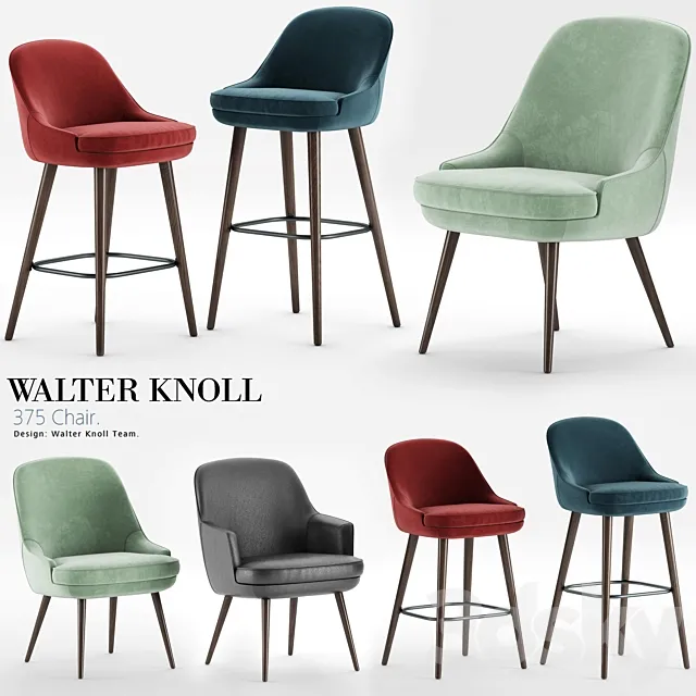 Walter Knoll 375 Chair Collections 3DS Max Model