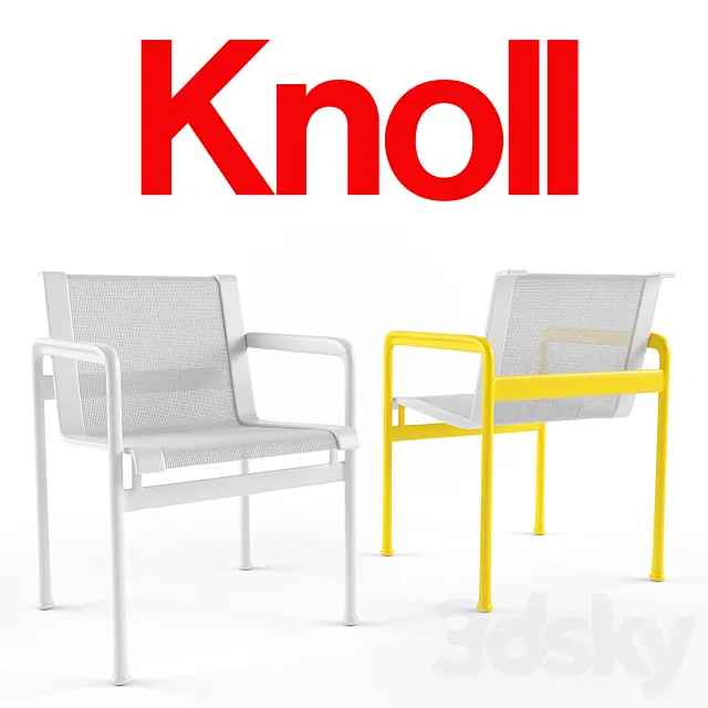 walter knoll chair 1966 3ds Max