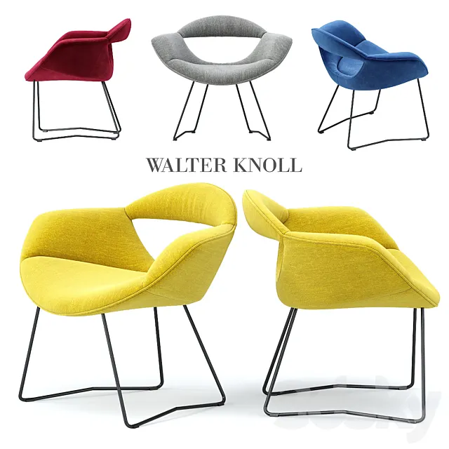 WALTER KNOLL RUMI CHAIR 3DS Max Model