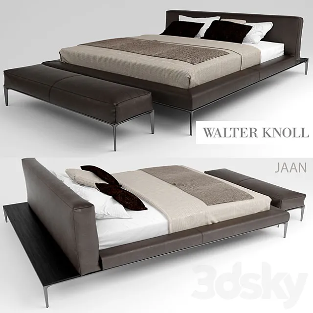 Walter_Knoll-Jaan_bed 3DS Max Model