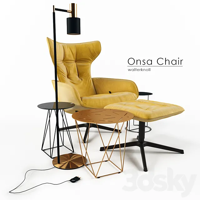 Walterknoll Onsa Chair 3DS Max Model