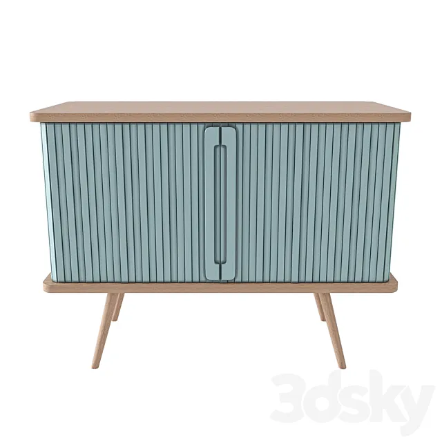 Wapong low sideboard 3DSMax File