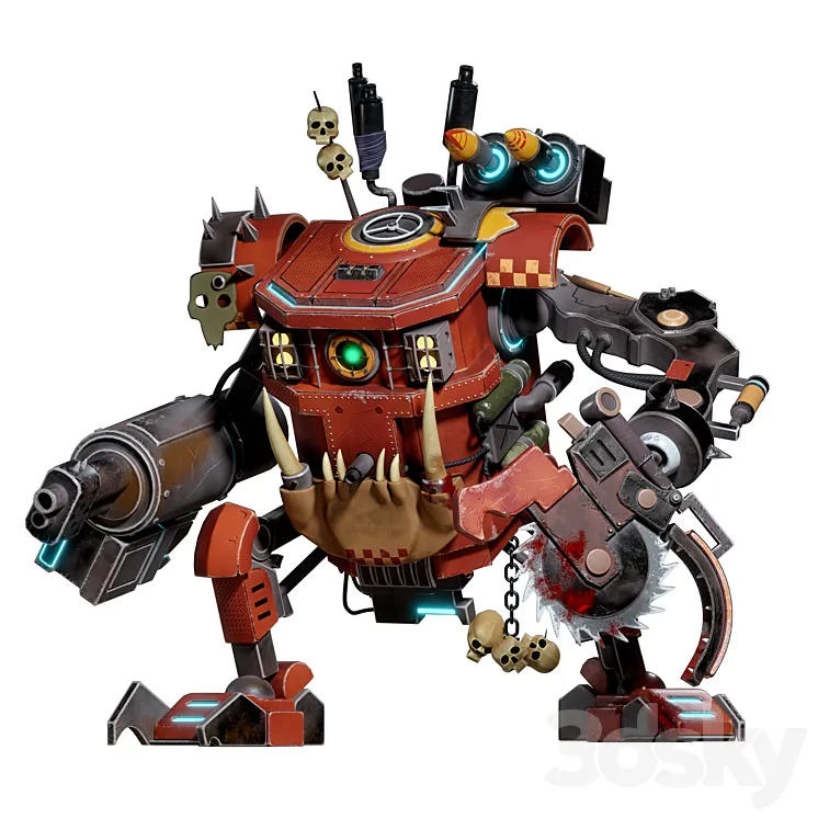 War Robot 3DS Max Model