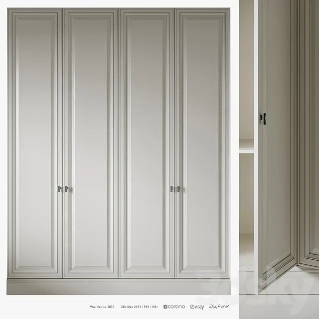 Wardrobe 005 3ds Max