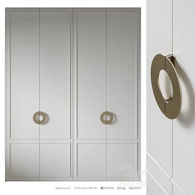 Wardrobe 011 3ds Max