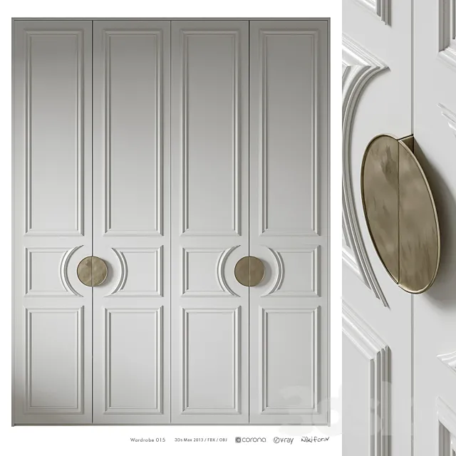 Wardrobe 015 3ds Max