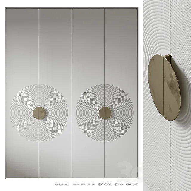 Wardrobe 016 3ds Max
