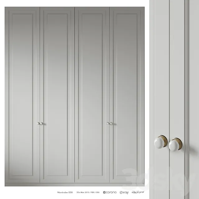 Wardrobe 037 3DS Max Model