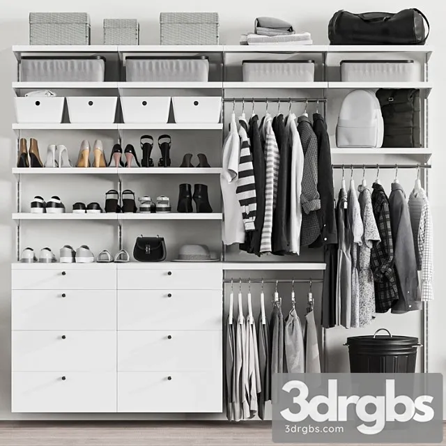 Wardrobe 14 Clothes Black and White