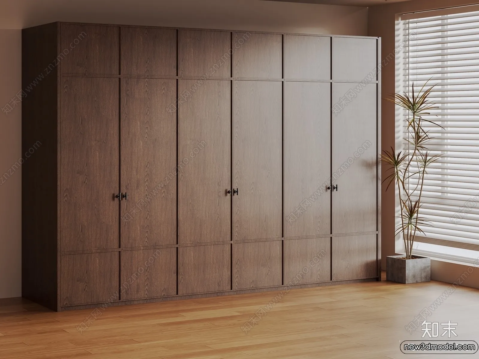 Wardrobe 3D Models – 3D Furniture for Interior Design – 117